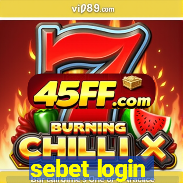 sebet login